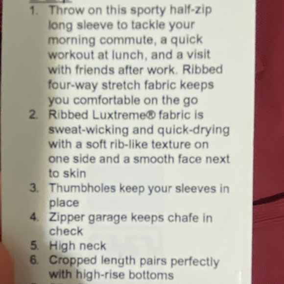 🍋lululemon🍋 Take It In Stride Half Zip Top - Picture 8 of 9